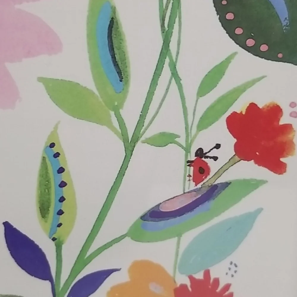 Framed Butterfly Garden Friends Art Print